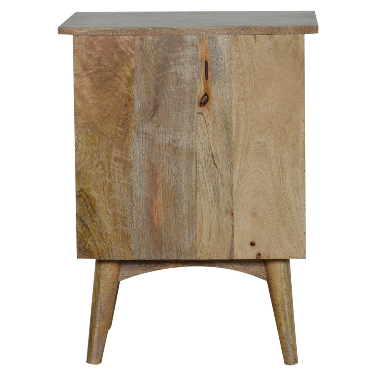 Solid Wood Nordic Style 2 Drawer Bedside