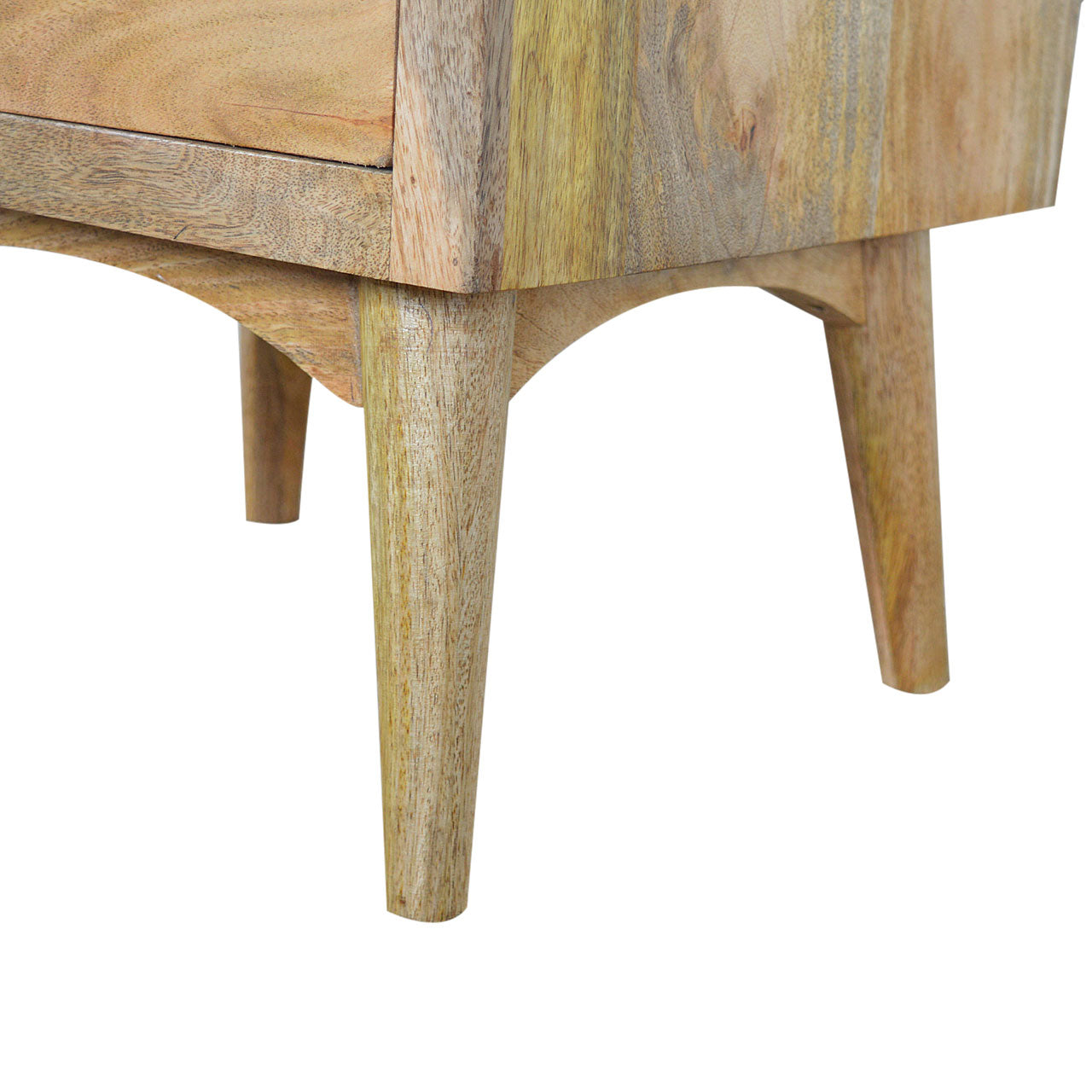 Solid Wood Nordic Style 2 Drawer Bedside