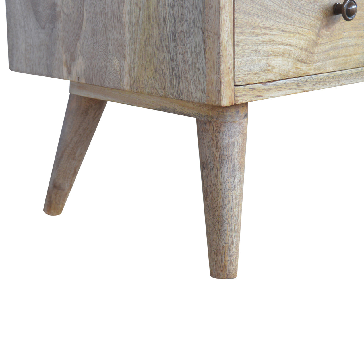 Solid Wood Nordic TV Stand With 4 Drawers