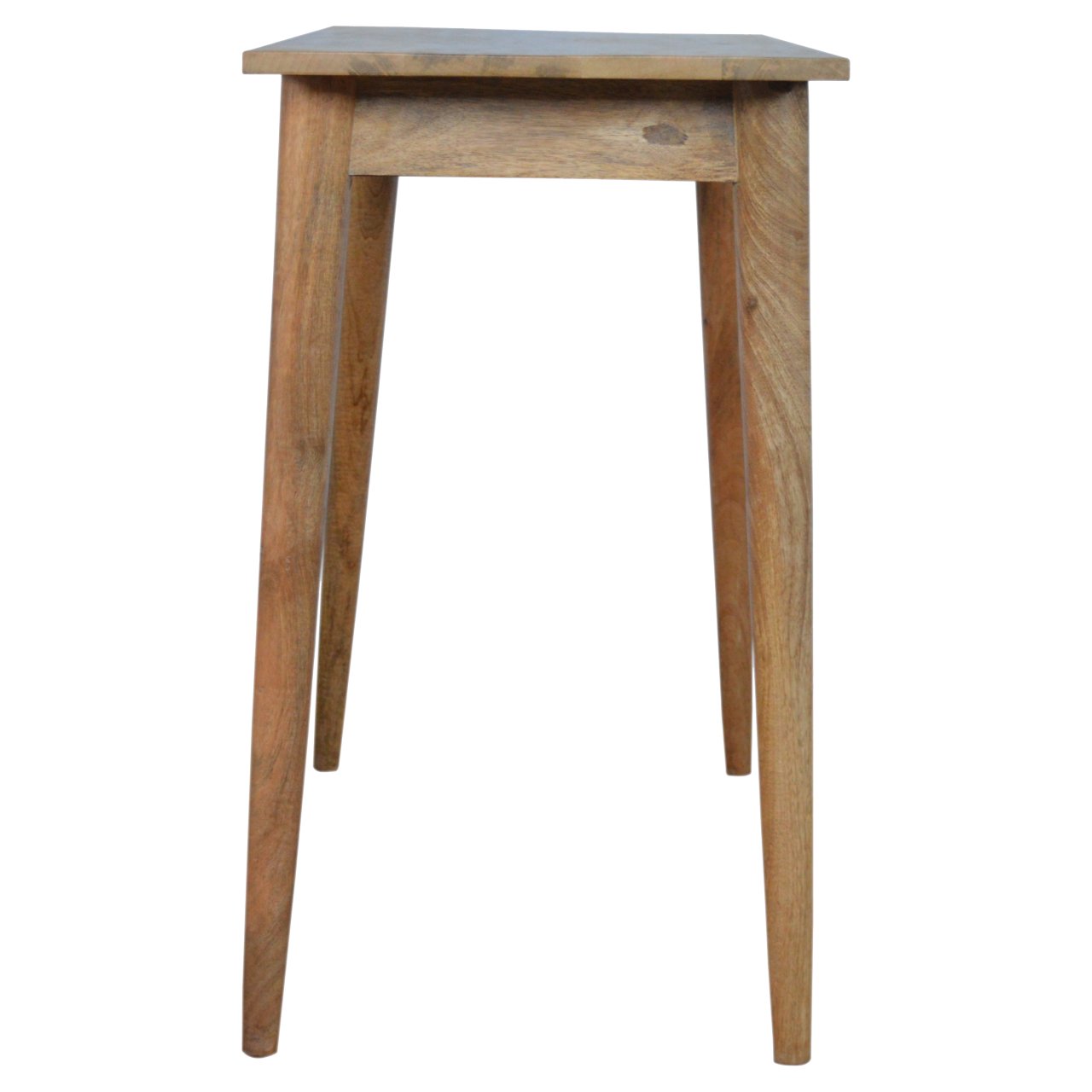 Solid Wood Nordic Style Writing Desk with 2 Drawers