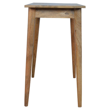 Solid Wood Nordic Style Writing Desk with 2 Drawers
