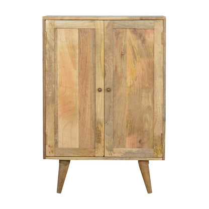 Solid Wood Nordic Style Wine Cabinet