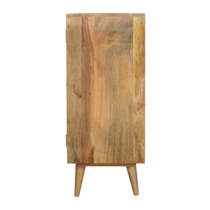 Solid Wood Nordic Style Wine Cabinet