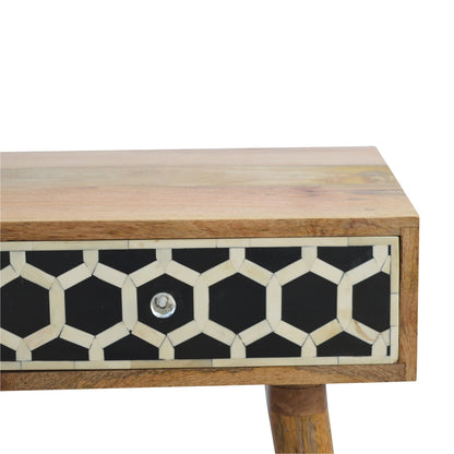 Solid Wood Bone Inlay Console Table