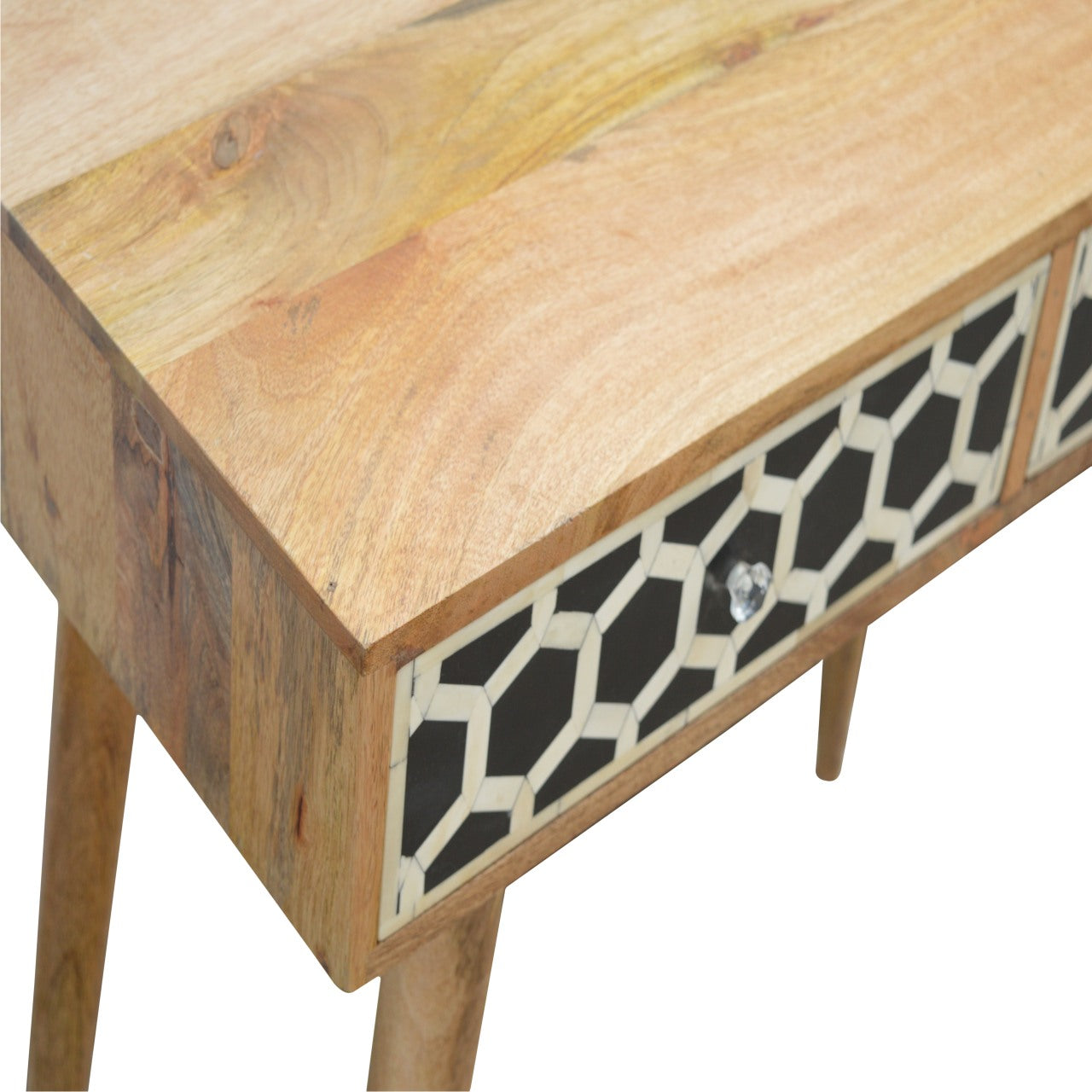 Solid Wood Bone Inlay Console Table