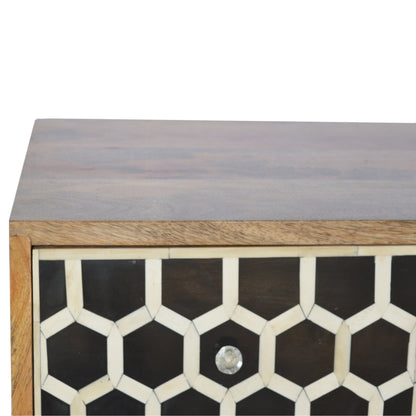 Solid Wood Bone Inlay Chest