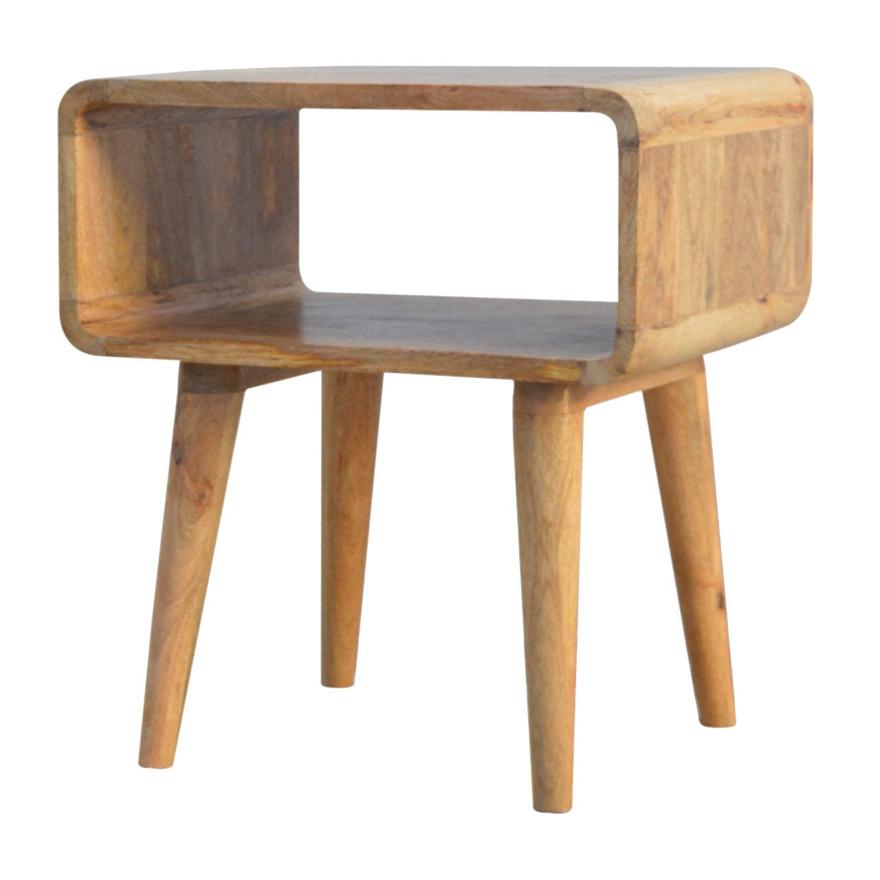 Solid Wood Nordic Style Open Bedside