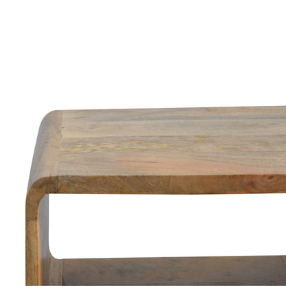 Solid Wood Nordic Style Open Bedside