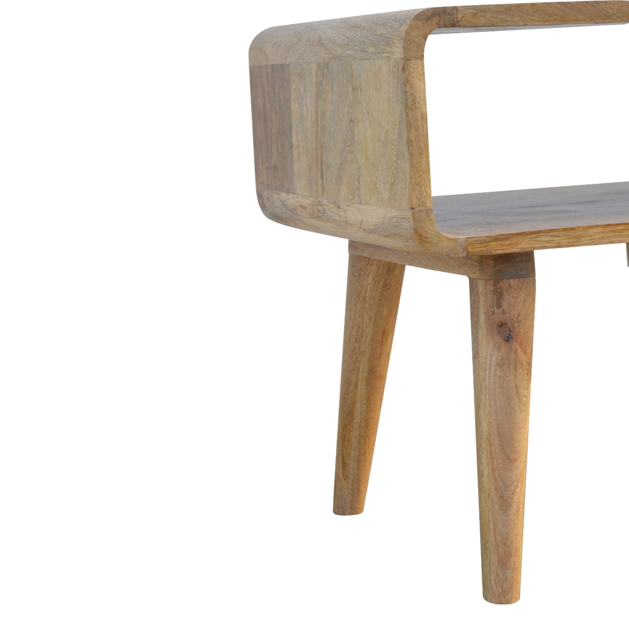 Solid Wood Nordic Style Open Bedside