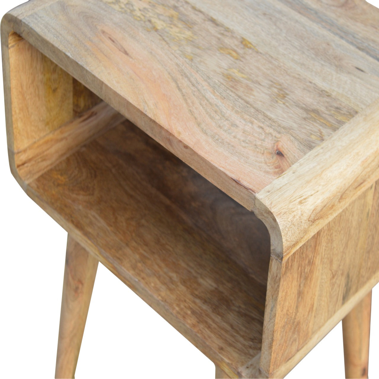 Solid Wood Nordic Style Open Bedside
