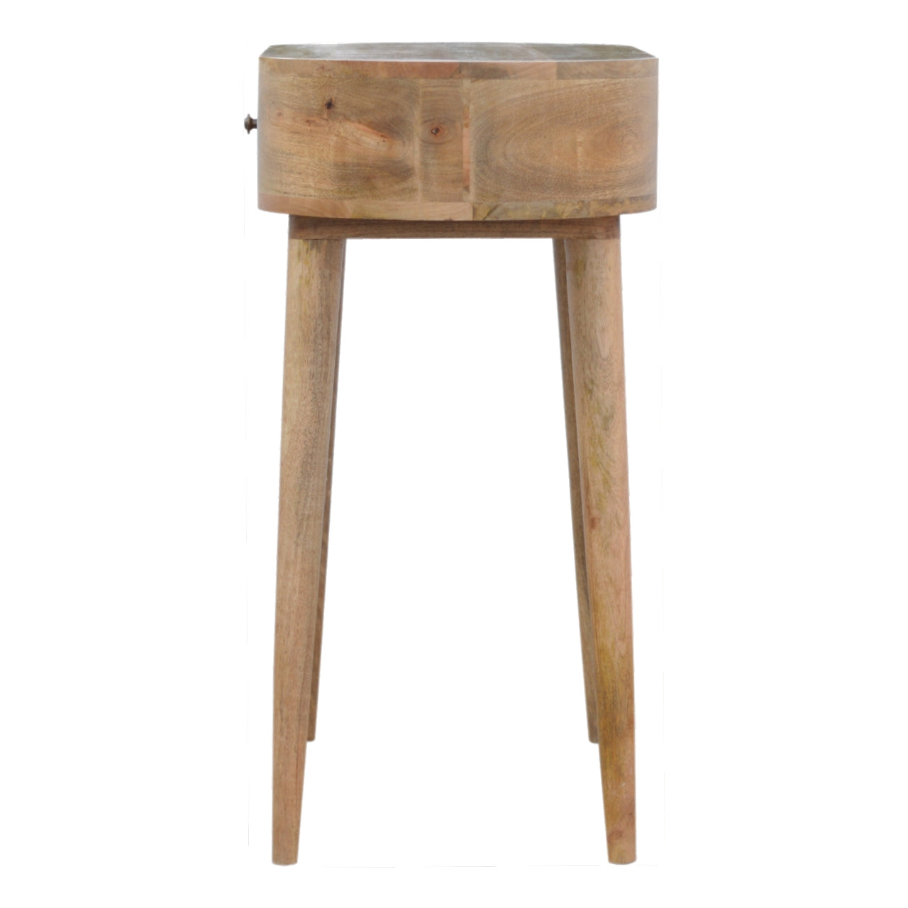 Solid Wood Rounded Console Table