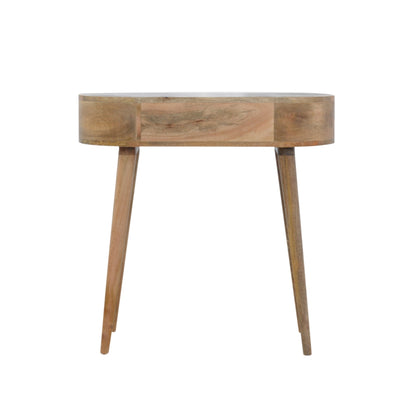 Solid Wood Rounded Console Table
