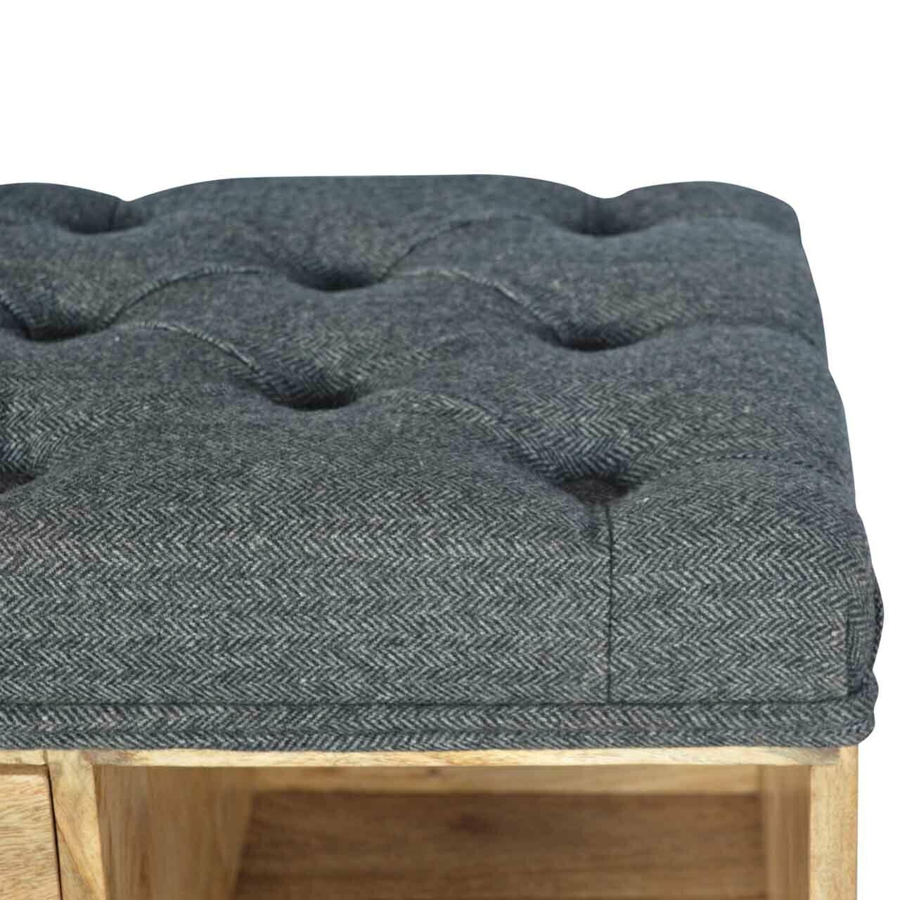 Solid Wood Shoe Storage Bench