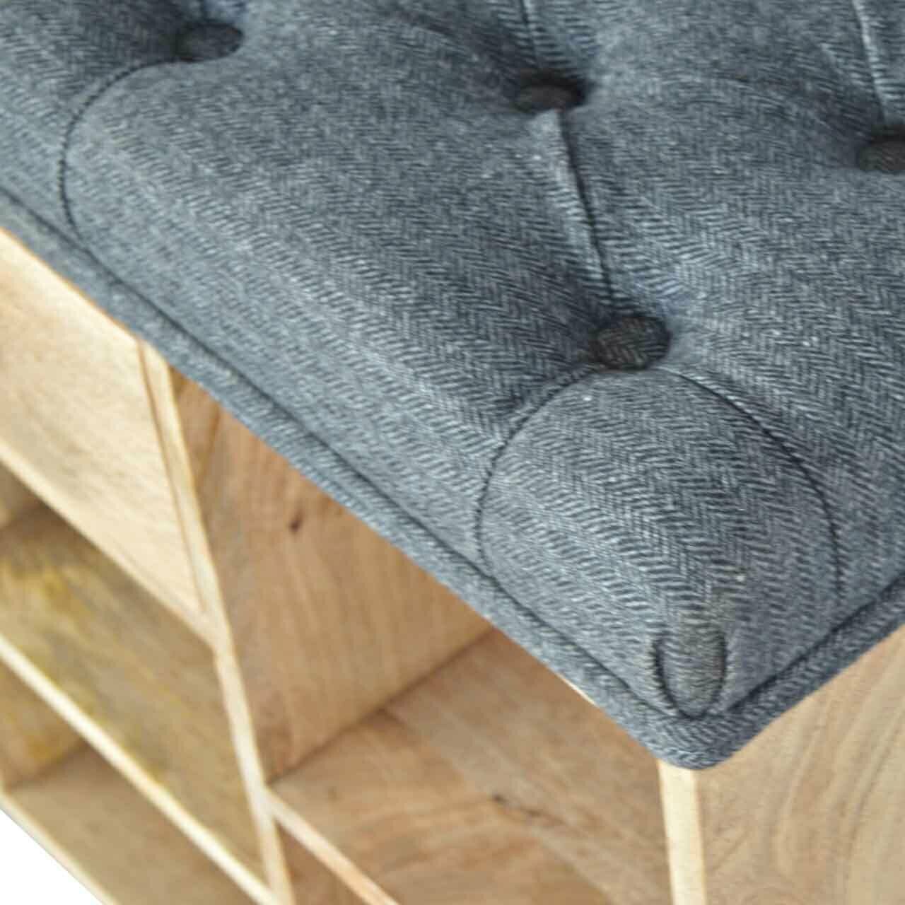 Solid Wood Shoe Storage Bench