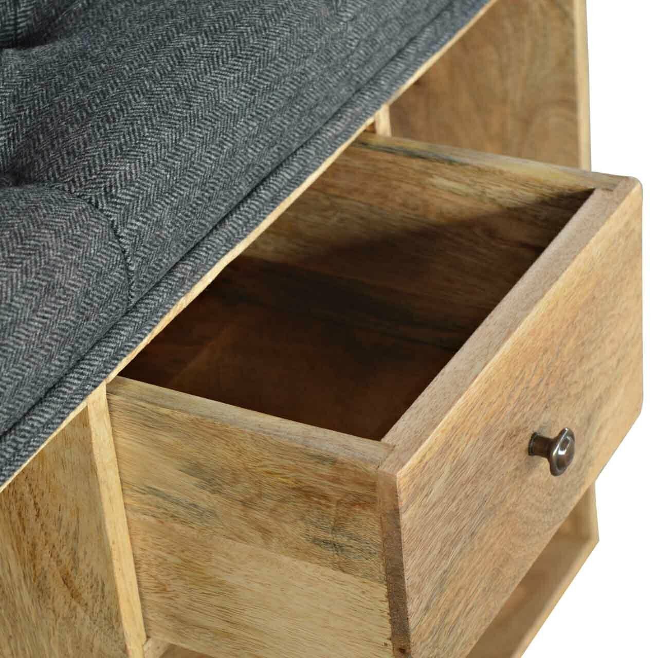 Solid Wood Shoe Storage Bench